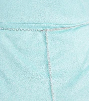 Forever Glitzy Rhinestone Floral Belt