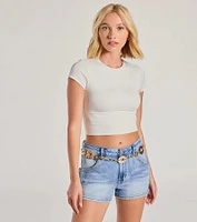 Hitting The Road Textured Chain Link Belt