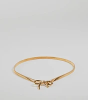 Sweetly Perfect Bow Stretch Coil Belt