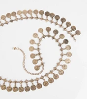 Boho Charm Coin Chain Belt