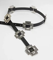Main Attraction Cross Metal Belt