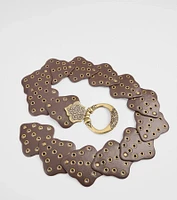 Western Mood Statement Buckle Medallion Belt