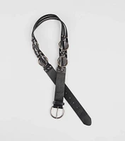 Elevated Trend O-Ring Faux Leather Belt