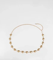 Western Cutie Concho Heart Chain Belt