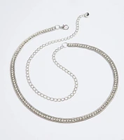 Main Attraction Rhinestone Chain Belt