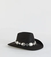 Western Chic Faux Suede Cowboy Hat