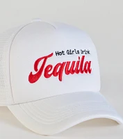 Hot Girls Drink Tequila Trucker Hat