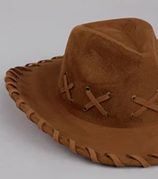 Rodeo Romping Lace-Up Cowboy Hat