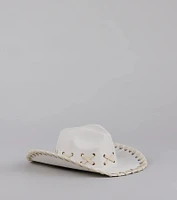 Rodeo Romping Lace-Up Cowboy Hat
