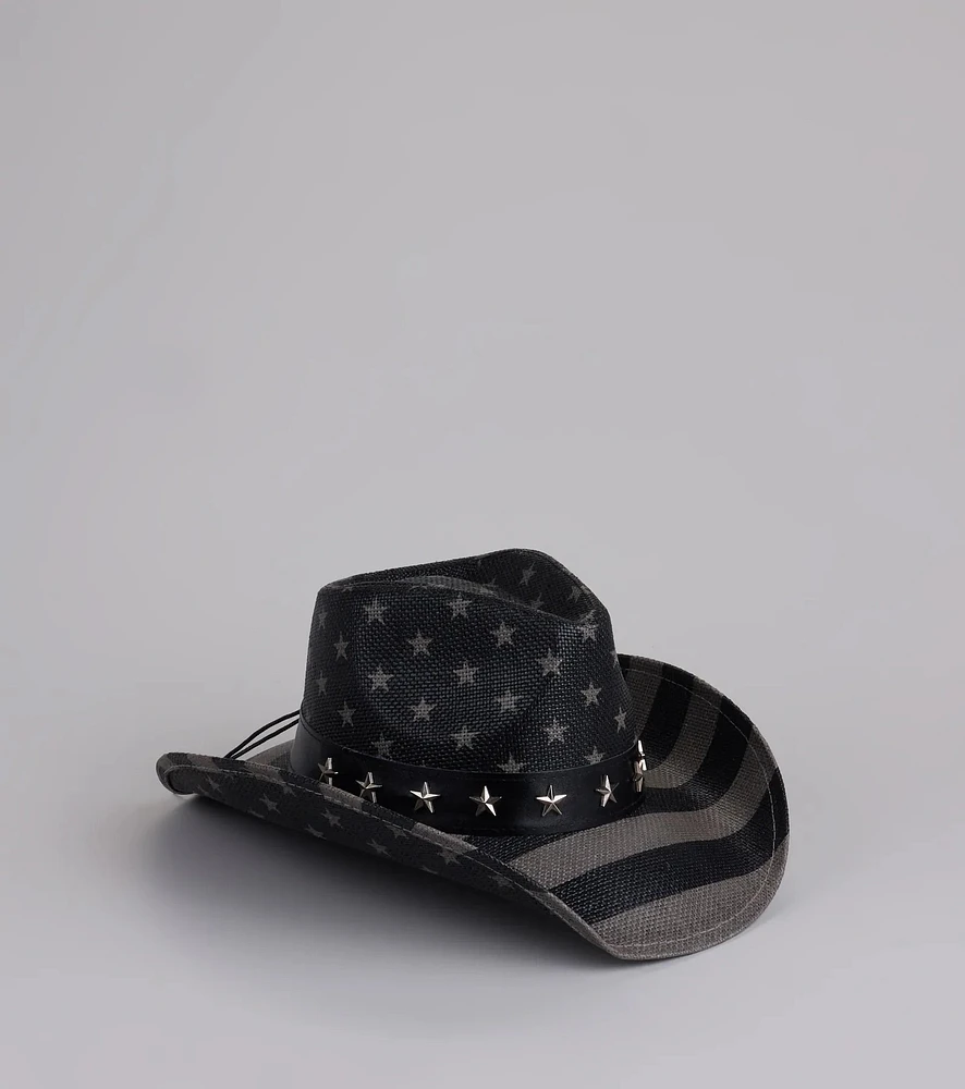 Stars And Stripes Americana Cowboy Hat