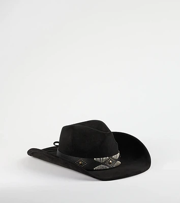 Western Adventure Faux Suede Cowboy Hat