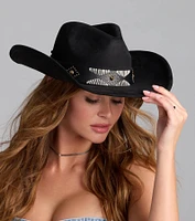 Western Adventure Faux Suede Cowboy Hat
