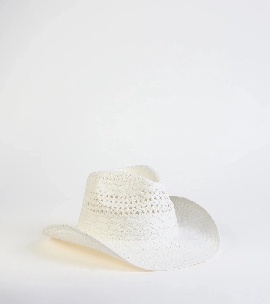 Its A Showdown Straw Cowboy Hat