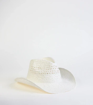 Its A Showdown Straw Cowboy Hat