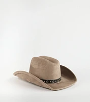 Country Babe Faux Suede Cowboy Hat