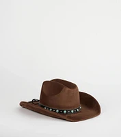 Country Babe Faux Suede Cowboy Hat
