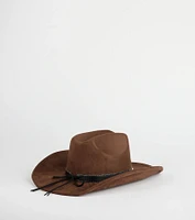 Country Babe Faux Suede Cowboy Hat
