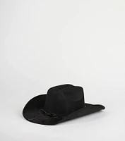 Western Babe Faux Suede Cowboy Hat