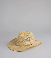 Beachy Babe Straw Cowboy Hat