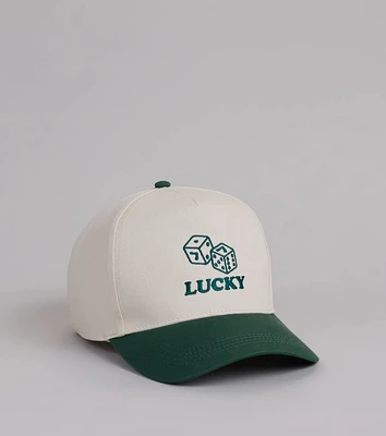 Lucky Dice Two-Tone Baseball Cap