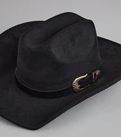 True Cutie Buckle Trim Cowboy Hat