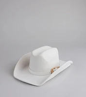 True Cutie Buckle Trim Cowboy Hat