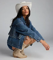 Country Girl At Heart Stitched Cowboy Hat