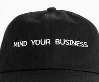 Mind Your Business Script Cap