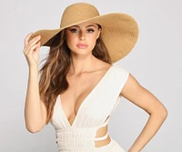 Classic Oversized Floppy Straw Hat