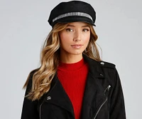 Glam City Rhinestone Cabby Hat