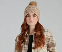 Chilly Days Knit Pom Beanie