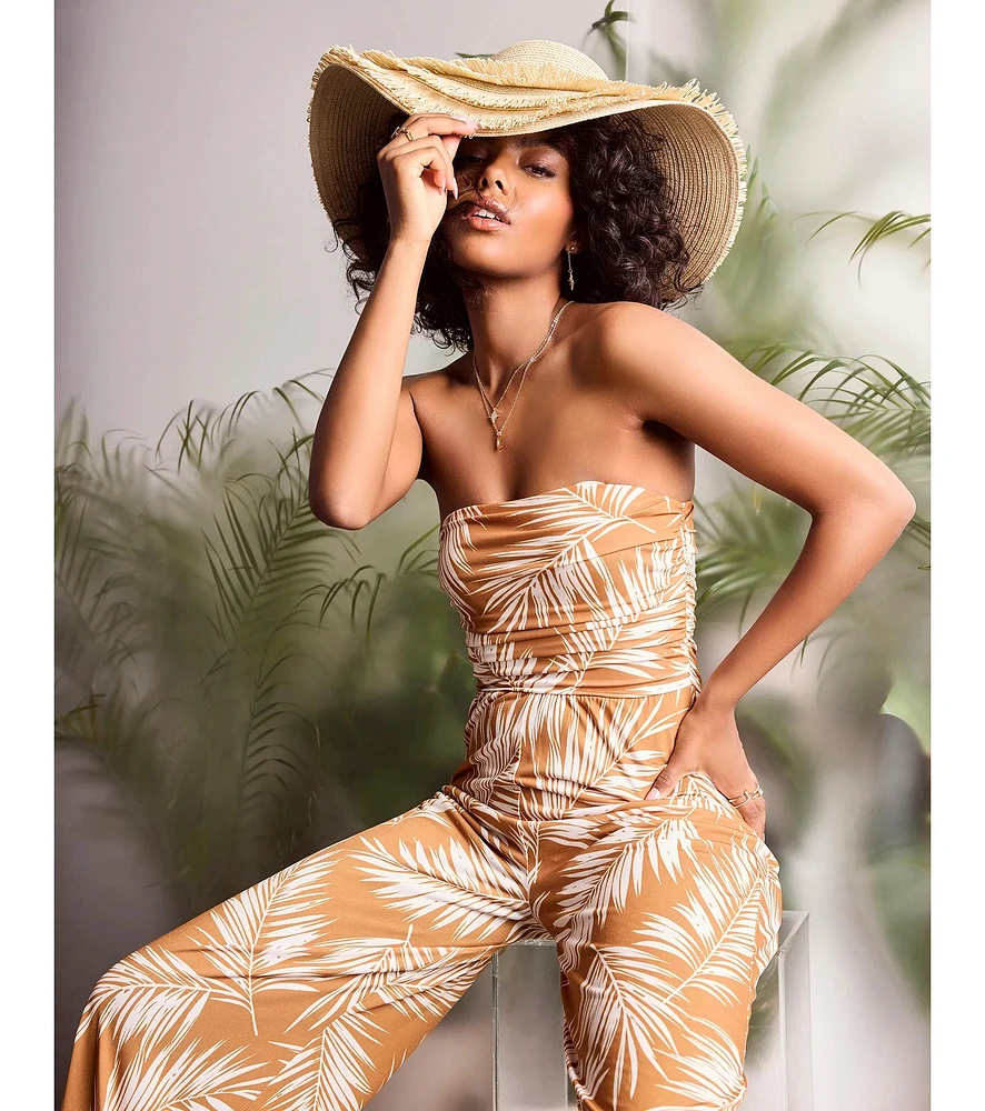Boho Chic Tiered Floppy Straw Hat