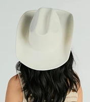 Cowgirl Cutie Faux Wool Hat