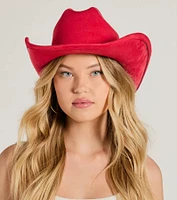 Cowgirl Cutie Faux Wool Hat