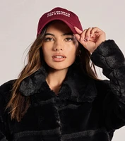 Can I Be Mean For A Second Script Baseball Cap