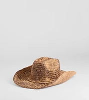 Southern Belle Straw Cowboy Hat