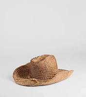 Southern Belle Straw Cowboy Hat