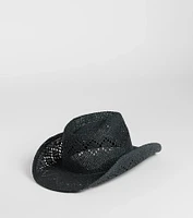 Country Girl At Heart Straw Cowboy Hat