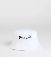 Groupie Embroidered Bucket Hat