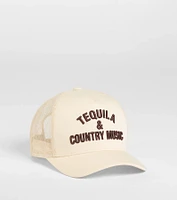 Tequila And Country Music Trucker Snap Back Hat