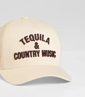 Tequila And Country Music Trucker Snap Back Hat