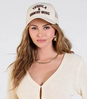 Tequila And Country Music Trucker Snap Back Hat