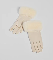 Soft Touch Faux Suede Gloves