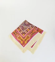 Statement Paisley Boho Satin Scarf