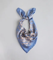 Summer Muse Paisley Satin Scarf
