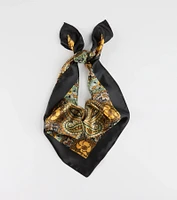 Pretty Paisley Satin Scarf