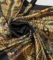Pretty Paisley Satin Scarf