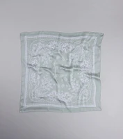 Country Chic Bandana Print Satin Scarf