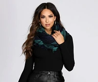 Plaid For Always And Forever Blanket Scarf
