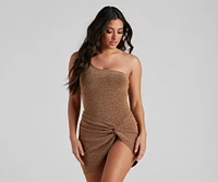 So Luxe Lurex Swim Sarong